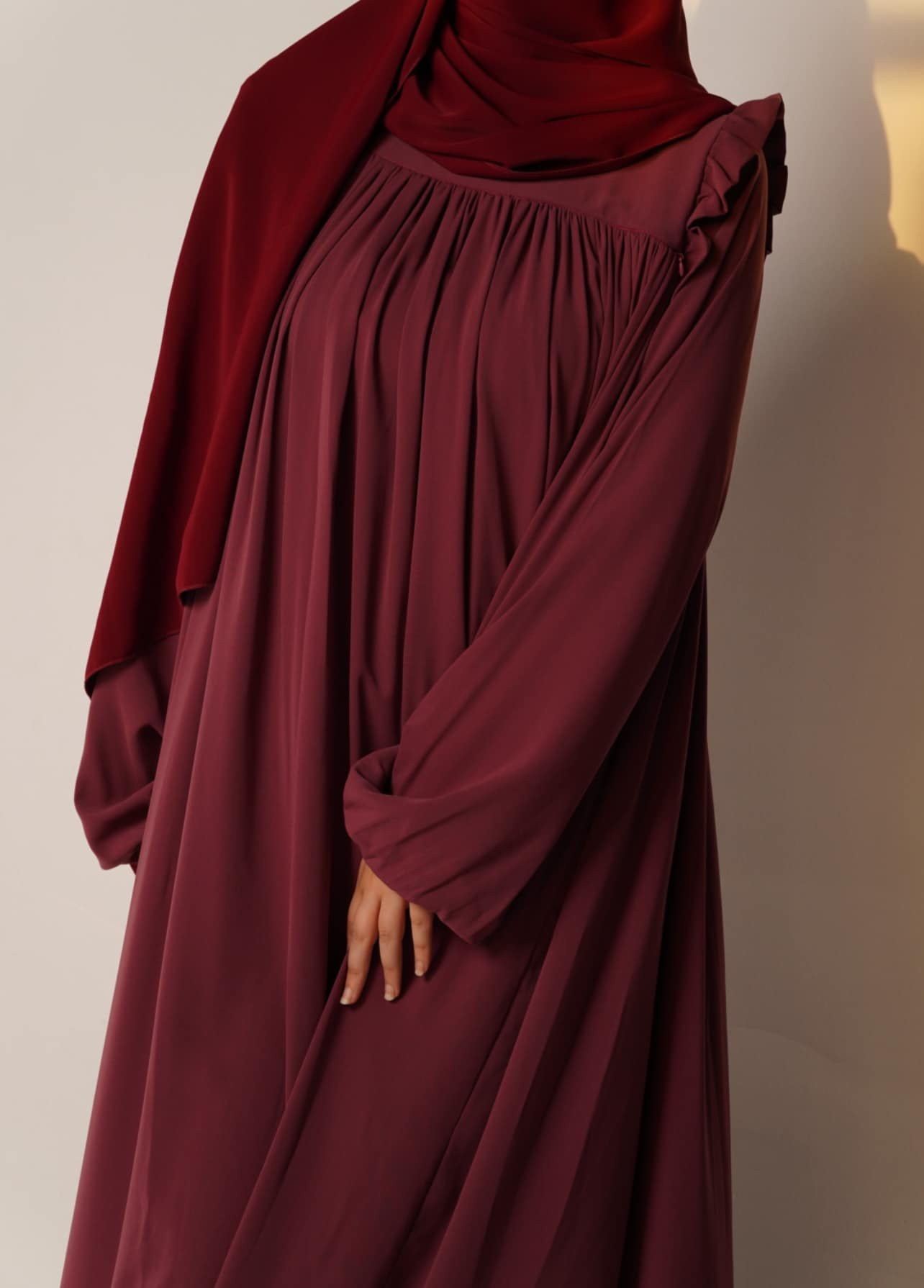 Abaya femme victoria - prune
